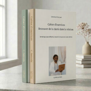 image du pack bundle workbook 1 et workbook 2 sur une étagère